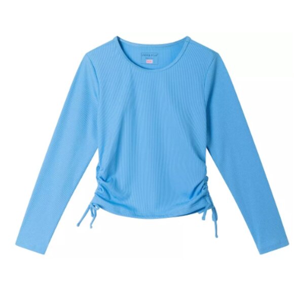Andy & Evan Girls' Ruched Rashguard